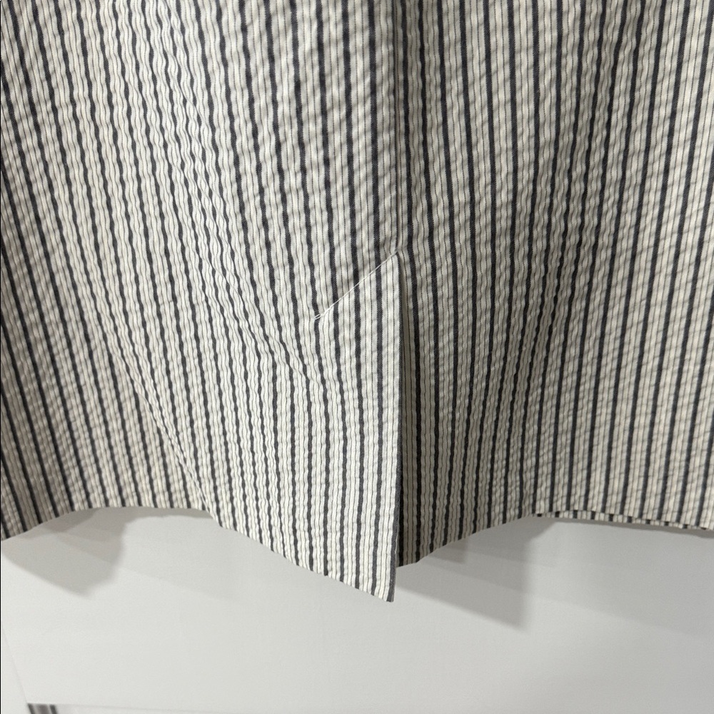ALYX Gray and White Striped Mini Dress SIZE 16 - Picture 7 of 12